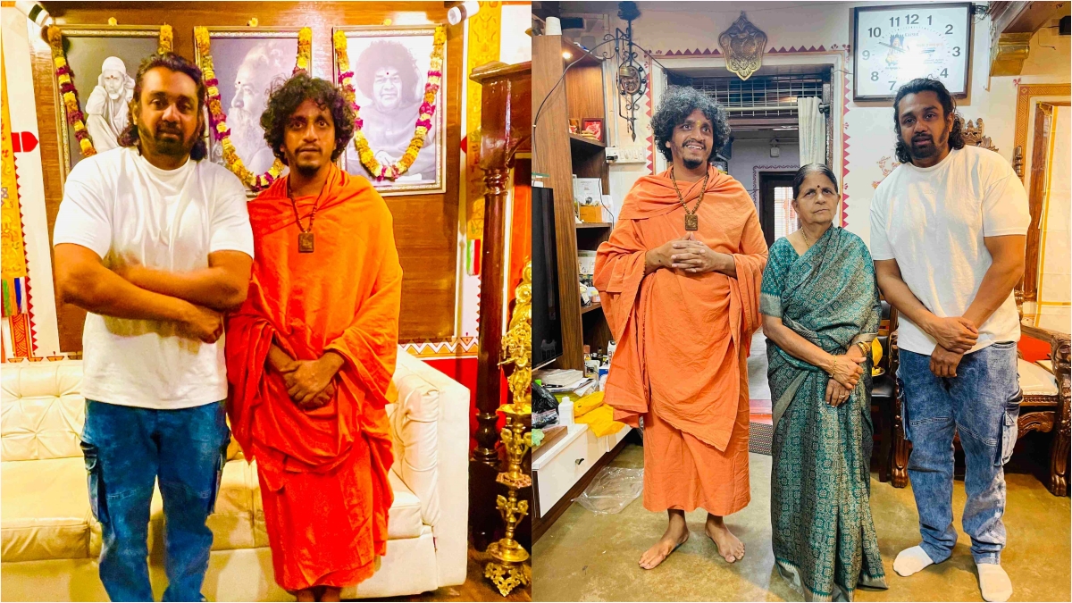 Dhruva Sarja meets Arjun Avadhoota Guruji