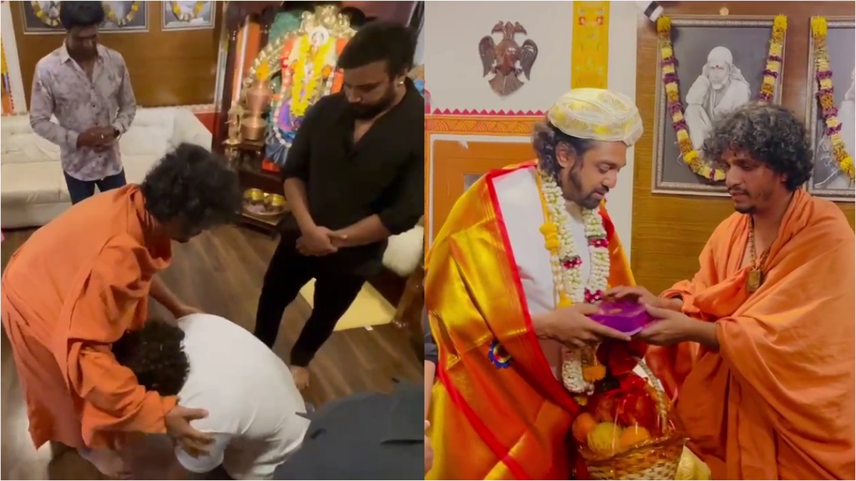 Dhruva Sarja meets Arjun Avadhoota Guruji