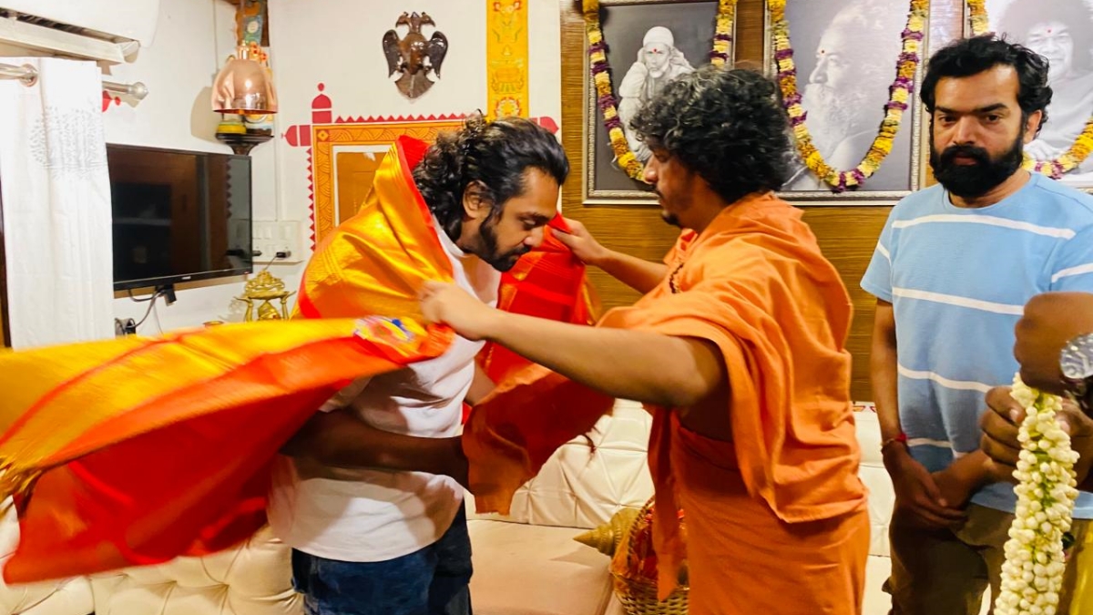 Dhruva Sarja meets Arjun Avadhoota Guruji