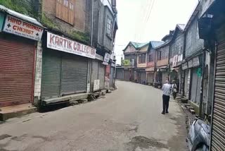 SHIMLA BANDH AGAINST POLICE LATHICHARGE