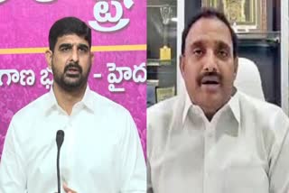 MLA Arekapudi Gandhi went to Kaushik Reddy House Live