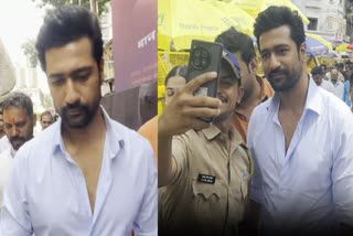 Vicky Kaushal Visits Lalbaugcha Raja