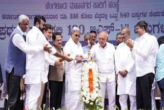 CM Siddaramaiah inaugurated BMTC Buses