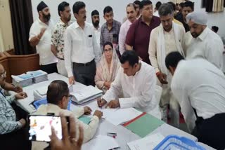 Tahir Hussain filed nomination