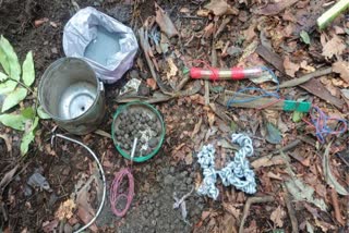 recovered three kg IED in Dantewada