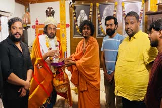 Dhruva Sarja meets Arjun Avadhoota Guruji