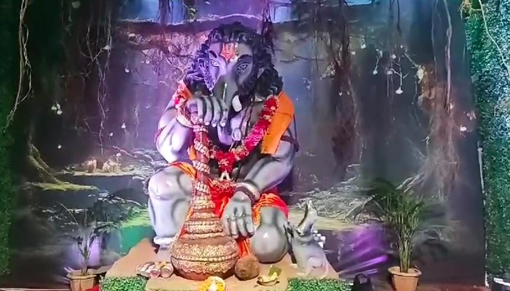 Ganesh Pandal Manendragarh Bharatpur Chirmiri