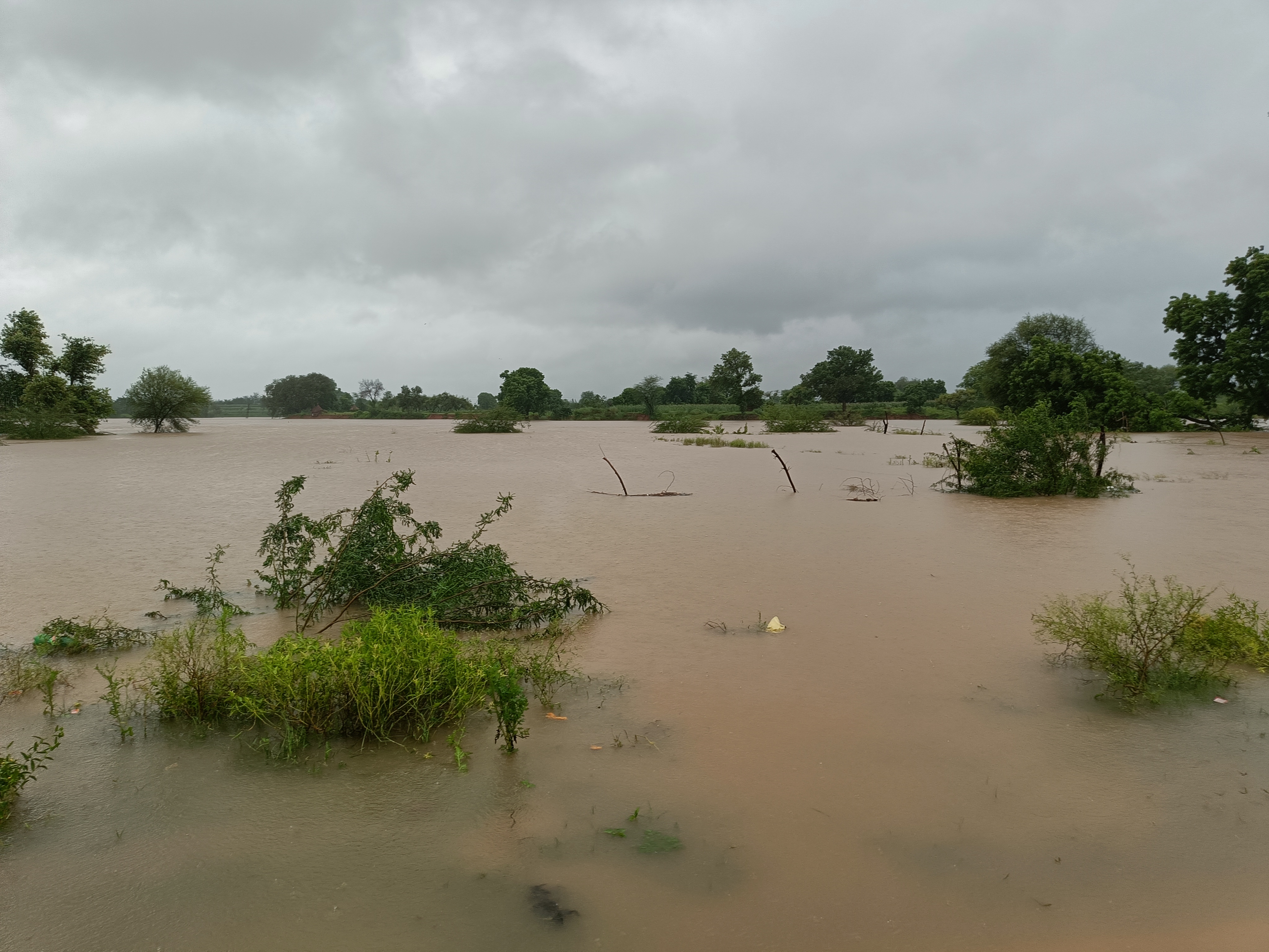 Many areas submerged