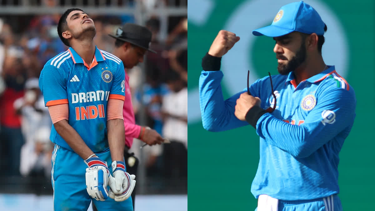 Cricket World Cup 2023  ICC ODI Batters Ranking  Virat Kohli Current ICC ODI Ranking  Latest ICC Ranking  Shubman Gill ODI Ranking  ഐസിസി ഏകദിന റാങ്കിങ്  ബാറ്റര്‍മാരുടെ റാങ്കിങ്  വിരാട് കോലി ഐസിസി റാങ്കിങ്ങ്  ഏകദിന ക്രിക്കറ്റ് ലോകകപ്പ് 2023  ഇന്ത്യ ഓസ്‌ട്രേലിയ