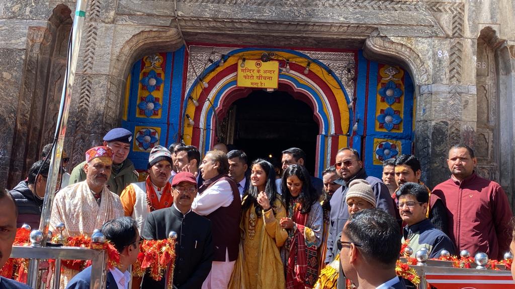 ambani family in kedarnath