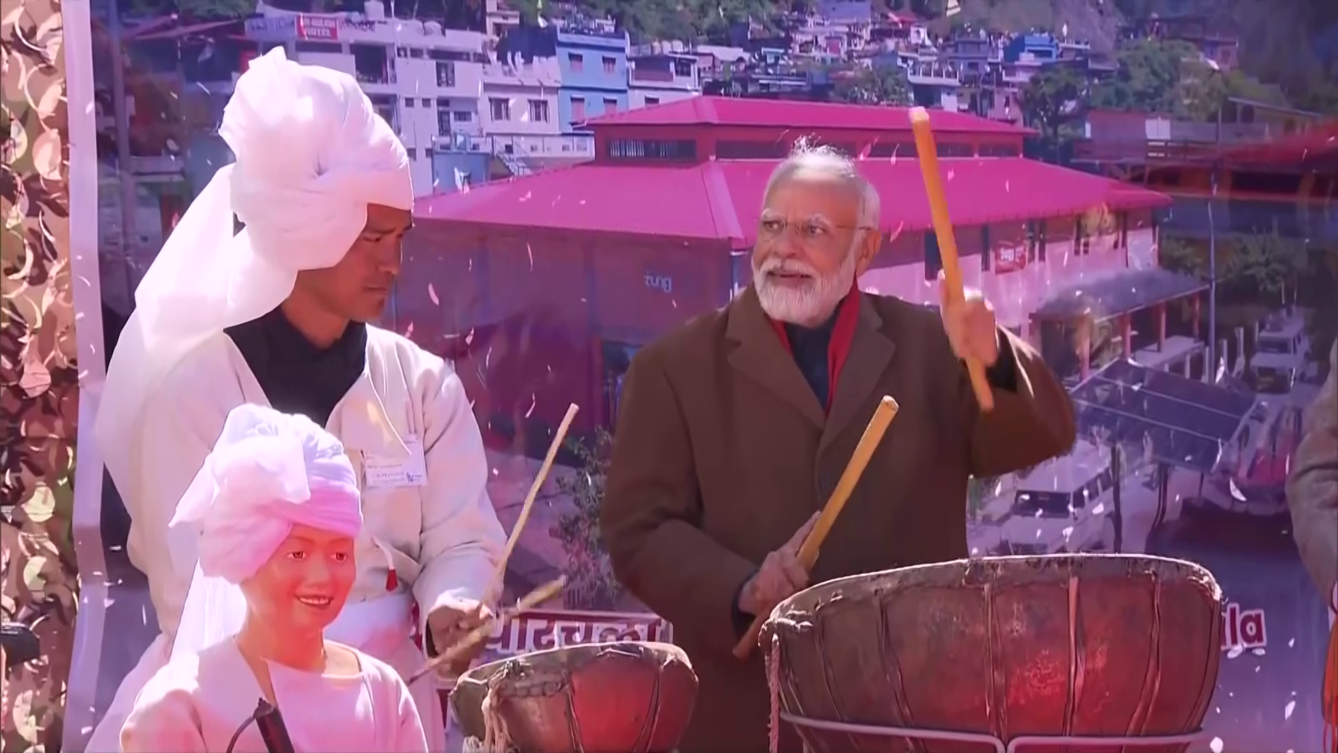 PM Modi Gunji village visit