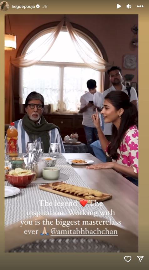 Pooja Hegde wishes Amitabh happy Birthday