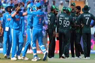 WORLD C UP RECORD  INDIA VERSUS PAKISTAN  INDIA VERSUS PAKISTAN ODI WORLD C UP  PAKISTAN ODI WORLD C UP RECORD  ICC Cricket World Cup 2023  ಮೋದಿ ಸ್ಟೇಡಿಯಂನಲ್ಲಿ ಹೈವೋಲ್ಟೇಜ್ ಪಂದ್ಯ  ವಿಶ್ವಕಪ್​ನಲ್ಲಿ ಭಾರತದ ವಿರುದ್ಧ ಗೆಲ್ಲದ ಪಾಕ್​ ಭಾರತ ಮತ್ತು ಪಾಕಿಸ್ತಾನ ನಡುವಿನ ಹೈವೋಲ್ಟೇಜ್ ಪಂದ್ಯ  ಉಭಯ ತಂಡಗಳು ಗೆಲುವಿನ ಲೆಕ್ಕಾಚಾರ  ಸಾಂಪ್ರದಾಯಿಕ ಎದುರಾಳಿಗಳಾದ ಭಾರತ ಮತ್ತು ಪಾಕಿಸ್ತಾನ  ನರೇಂದ್ರ ಮೋದಿ ಸ್ಟೇಡಿಯಂ  ಪಾಕಿಸ್ತಾನ ವಿರುದ್ಧದ 50 ಓವರ್‌ಗಳ ವಿಶ್ವಕಪ್ ಪಂದ್ಯ