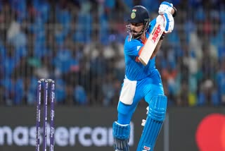 India batting mainstay Virat Kohli has moved up two places to reach the seventh spot in ICC rankings for batters, after hitting a terrific 85 in his team's six-wicket win over Australia in the World Cup in Chennai.  The rankings did not factor in the latest unbeaten 55 that the number 3 batter in the Men in Blue scored against Afghanistan, leading to the Indian side's second win on the trot in the ICC Men's World Cup 2023. India beat Afghanistan by 8 wickets and 15 overs to spare.