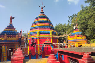 Preparations for Durga Puja in Rajrappa temple of Ramgarh