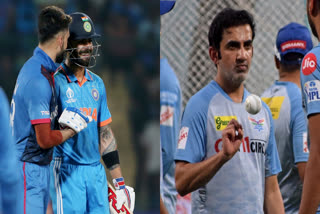 Cricket World Cup 2023  India vs Afghanistan  Virat Kohli Naveen Ul Haq Hug  Gautam Gambhir On Virat Kohli Naveen Ul Haq Hug  Virat Kohli Naveen Ul Haq Feud  ഏകദിന ക്രിക്കറ്റ് ലോകകപ്പ്  ഇന്ത്യ അഫ്‌ഗാനിസ്ഥാന്‍  വിരാട് കോലിയുടെ പെരുമാറ്റത്തില്‍ ഗൗതം ഗംഭീര്‍  വിരാട് കോലി നവീന്‍ ഉള്‍ ഹഖ്  കോലി നവീന്‍ ഷേക്ക്ഹാന്‍ഡില്‍ ഗംഭീറിന്‍റെ പ്രതികരണം