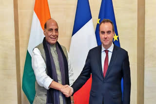 Rajnath holds "excellent" meeting with French counterpart Lecornu in Paris