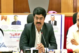 Davangere DC Dr Venkatesh spoke to the media.