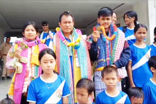 ৰাষ্ট্ৰীয় থাং টা ক্ৰীড়াত হোজাইৰ ২ খেলুৱৈৰ স্বৰ্ণ পদক