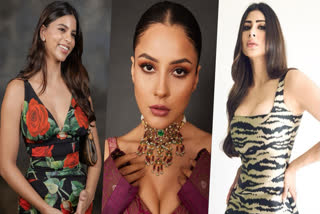 From Suhana Khan's floral print and Mouni Roy's animal print to Shehnaaz Gill's unique fashion sense: A look at actors' style statements
