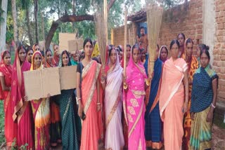 Women took out rally regarding liquor ban in Giridih