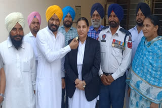 daughter of an ex-soldier and policeman became a judge in barnala
