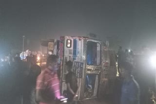Road accident in Jagdalpur