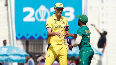 Cricket World Cup 2023  South Africa vs Australia  South Africa vs Australia Toss Report  South Africa Playing XI  Australia Playing XI  ഏകദിന ക്രിക്കറ്റ് ലോകകപ്പ്  ലോകകപ്പ് ക്രിക്കറ്റ് 2023  ദക്ഷിണാഫ്രിക്ക ഓസ്‌ട്രേലിയ  ദക്ഷിണാഫ്രിക്ക പ്ലേയിങ് ഇലവന്‍  ഓസ്‌ട്രേലിയ പ്ലേയിങ് ഇലവന്‍