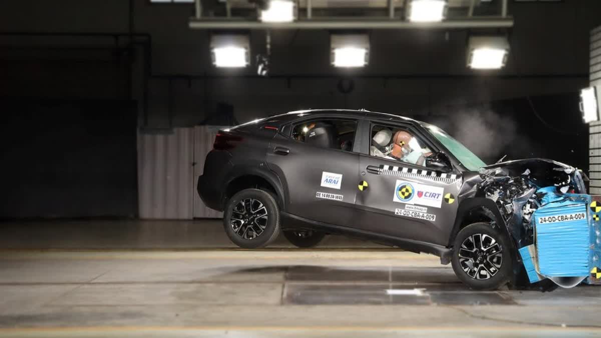 Crash test of Citroen Basalt