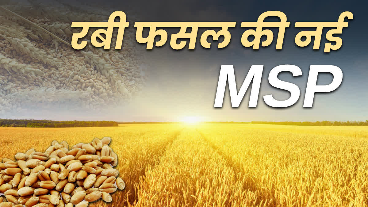 MSP ANNOUNCED FOR RABI SEASON