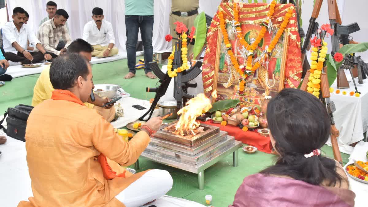 Shastra Puja in Durg