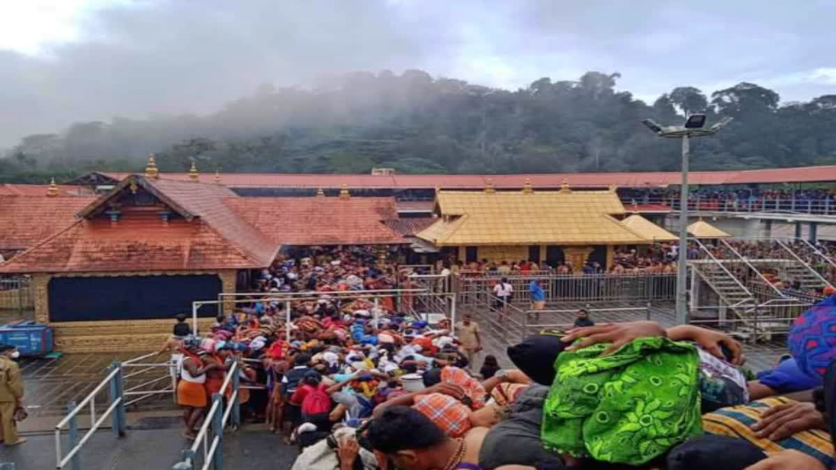 SABARIMALA VIRTUAL QUEUE ROW  SABARIMALA SPOT BOOKING  ശബരിമല തീര്‍ഥാടനം  ശബരിമല വെര്‍ച്വല്‍ ക്യൂ വിവാദം