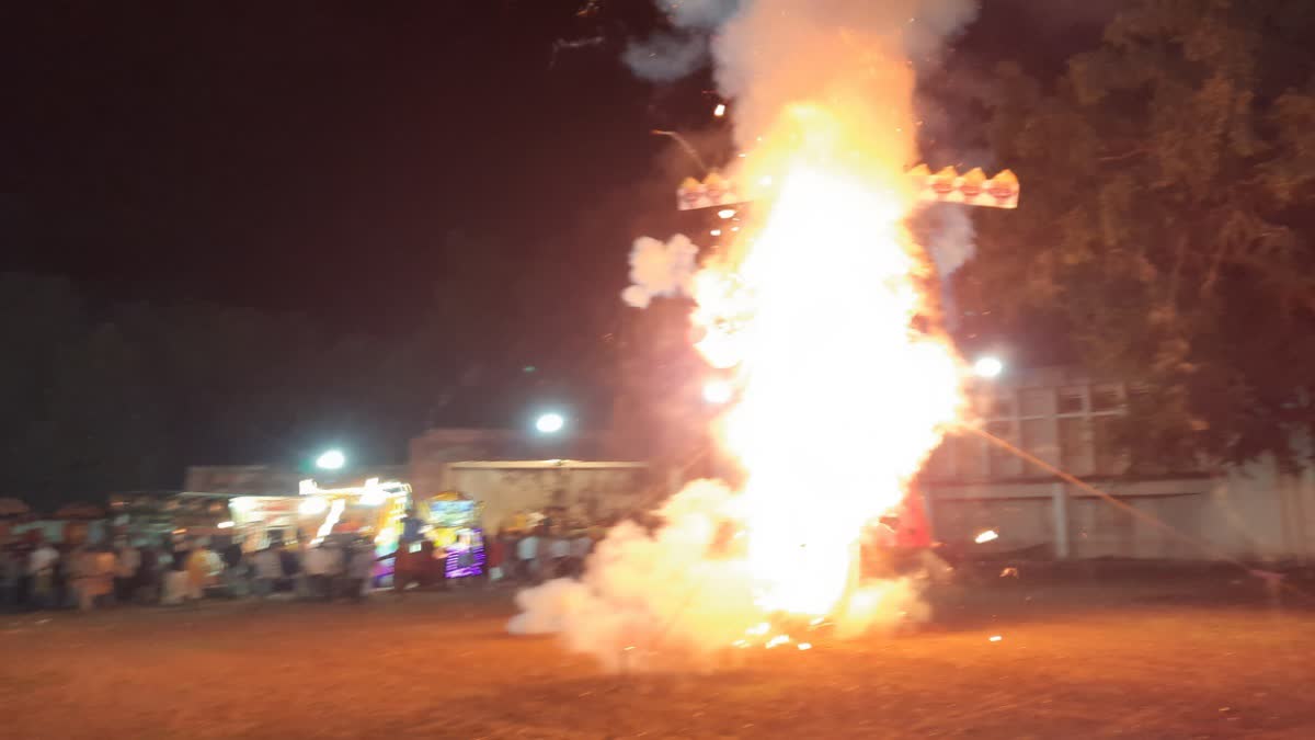 VIDISHA RAVAN EFFIGY BURNT