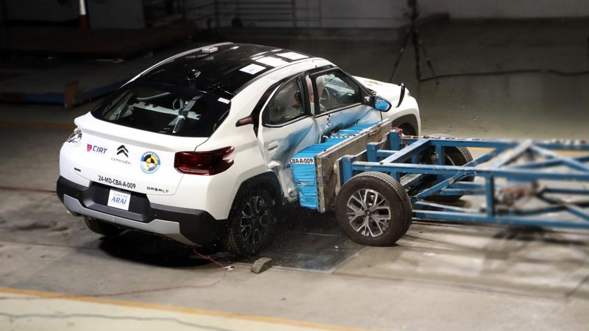 Crash test of Citroen Basalt