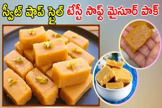 Soft Mysore Pak Recipe