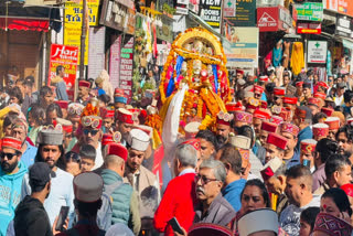 कुल्लू रवाना होती माता हिडिंबा