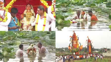 ಆನೇಕಲ್ ಗುಮ್ಮಳಾಪುರ ಜಾತ್ರೆ: ಗೌರಿ-ಗಣೇಶನನ್ನು ಶಿವನ ಕೈಲಾಸಕ್ಕೆ ಕಳುಹಿಸಿ ಕೊಟ್ಟ ಭಕ್ತರು.