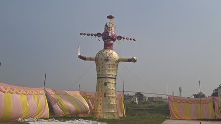 40 FEET TALL RAVANA IN LAKSAR