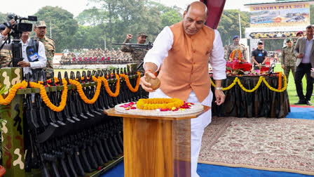 'Shastra Puja' Clear Indication If Need Be, Weapons Will Be Used With Full Force: Rajnath