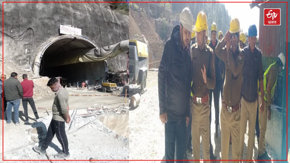 Uttarakhand landslide inside tunnel