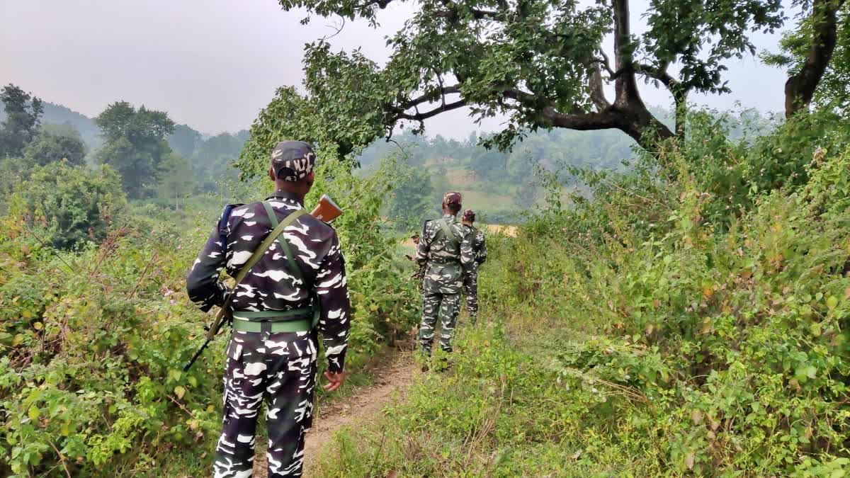 Paramilitary search operation in forests of Khunti