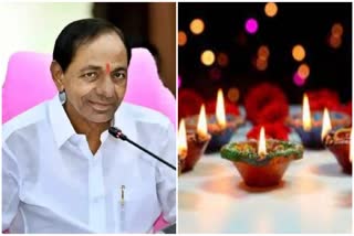 CM KCR Extends Diwali Wishes To People Of Telangana