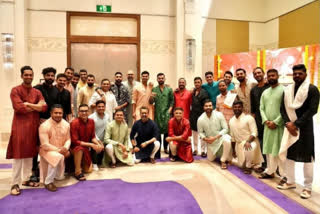 Indian Cricket team celebrates Diwali; players greet countrymen on festival