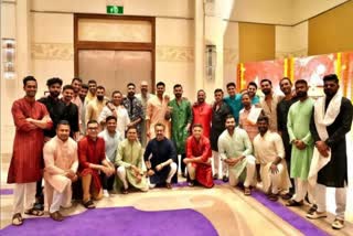 World Cup: Indian Cricket team celebrates Diwali