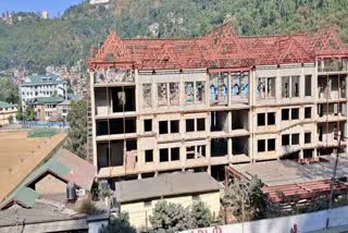 Mandi Vallabh College construction stalled