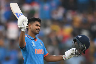 world cup 2023 Shreyas Iyer scored the first century of his World Cup career against Netherlands