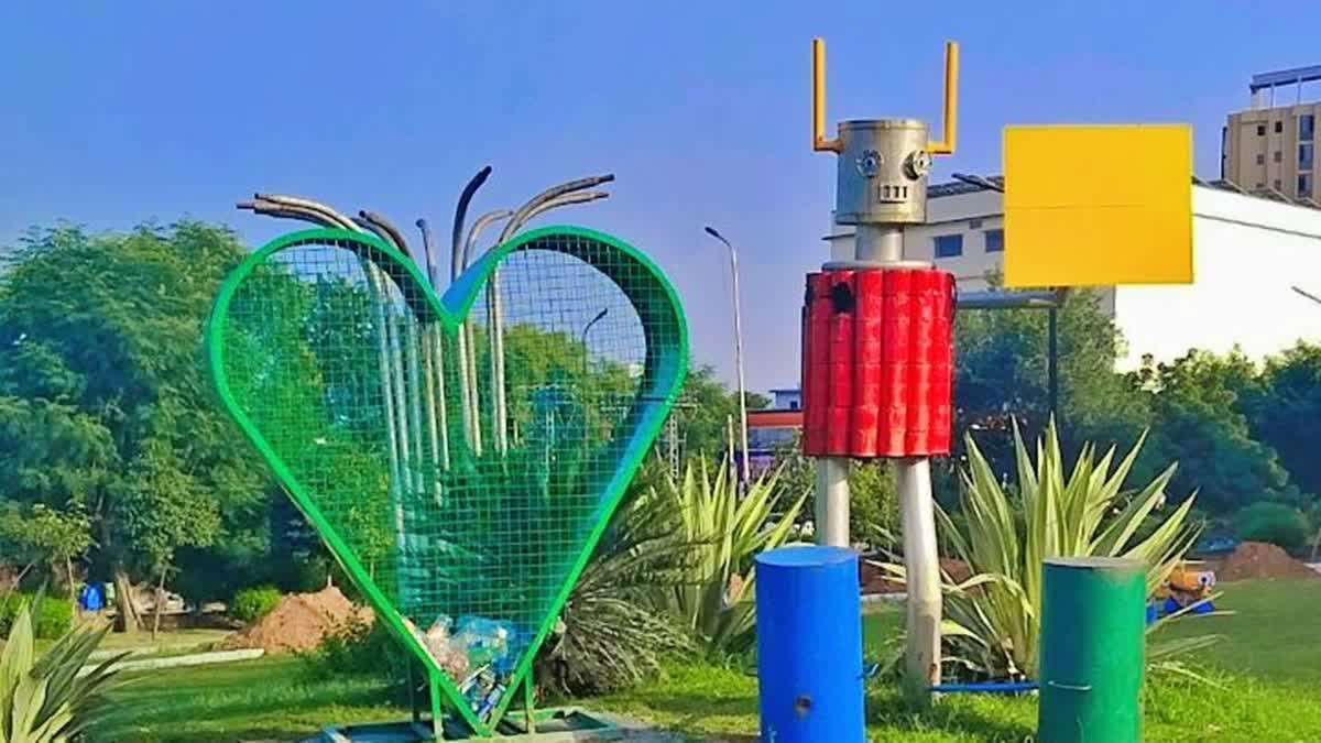 JAIPUR WASTE TO WONDER PARK  WASTE UTILISATION RECYCLE IDEAS  വേസ്റ്റ് ടു വണ്ടര്‍ പാര്‍ക്ക്  വേസ്റ്റ് മാനേജ്‌മെന്‍റ് ജയ്‌പൂര്‍