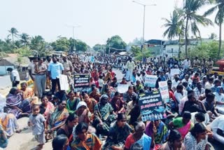 Fishermen protest at Pamban bridge warns to block train Tamil Nadu CM letter to central govt