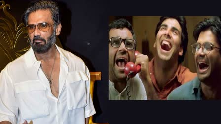 Suniel Shetty reaction on Hera Pheri 3