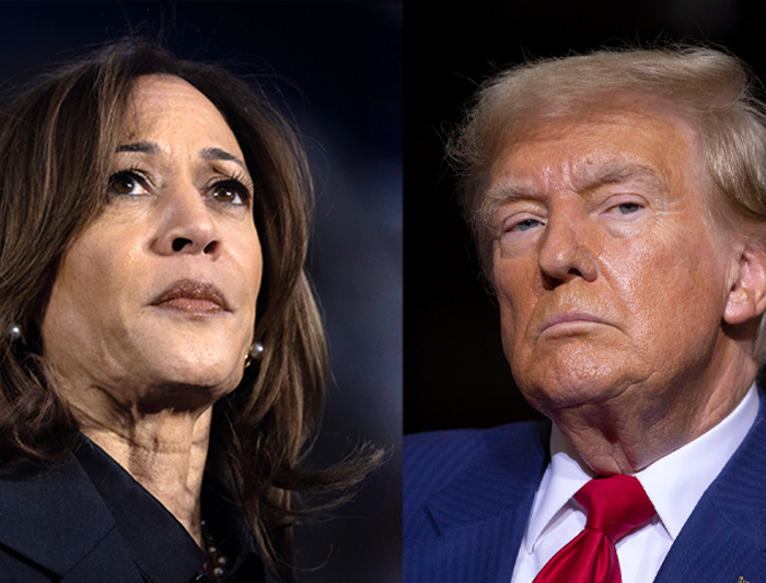 Kamala Harris and Donald Trump